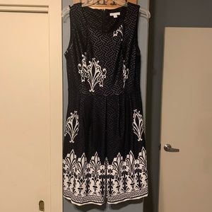 Ny&Co Dress Navy and White